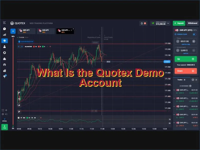 Overview of the Quotex virtual trading simulator and its core features