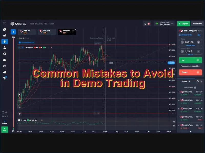 Most frequent errors traders make when using demo accounts and how to avoid them